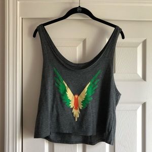 Maverick tank top cropped for women by Logan Paul